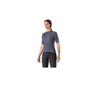 Maillot Castelli Unlimited manche courte bleu nuit femme - S