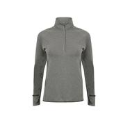Maillot à manches longues 1/4 zip femme Tombo Gris S
