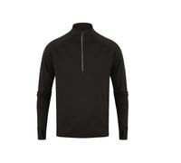 Maillot à manches longues 1/4 zip Tombo Noir S