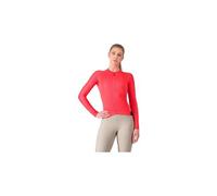 Maillot a manches longues castelli espresso femme ml rouge gris
