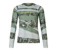 Maillot à manches longues femme Endura Patchwork Ltd Vert S