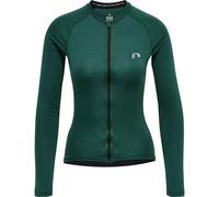 Maillot à manches longues full zip femme Newline Core Vert L