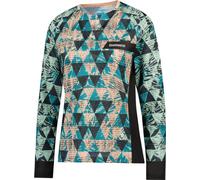 Maillot à manches longues Shimano SAIKO Femme, noir/vert