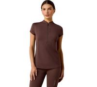Maillot Ã©quitation 1/2 zip femme Ariat Marron L