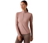 Maillot Ã©quitation 1/2 zip femme Ariat SolVeil Marron 2XS