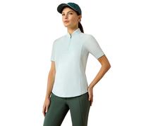 Maillot Ã©quitation 1/4 zip femme Ariat Soquel Bleu S