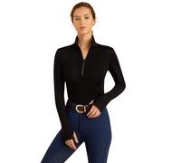 Maillot Ã©quitation mid zip femme Ariat Cheviot Noir L
