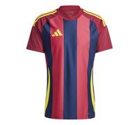 Adidas Striped 24 Short Sleeve T-shirt Rouge S Homme