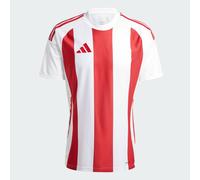 Adidas Maillot Striped 24 – blanc/Team Power Red 2 – Taille S – Homme