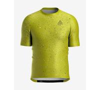 Maillot Adicta Lab Quartz Tech manche courte jaune vert - L