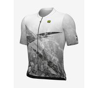 Maillot Alé PR-E Quartz manches courtes blanc gris - L