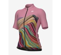 Ale Pr-e Rainbow Short Sleeve Jersey Rose M Femme Pink