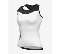 Maillot Alé PRAGMA Color Block sans manches blanc noir femme - XL