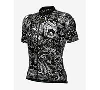 Maillot Alé PRAGMA Safari Essenza manches courtes noir blanc - L