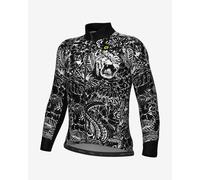 Maillot Alé PRAGMA Safari manche longue blanc intense noir - S