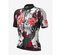 Maillot Alé PRR Skull manche courte blanc noir rouge - S