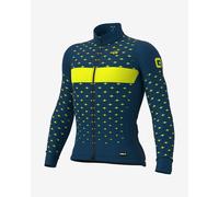 Maillot Alé PRR Stars manche longue bleu jaune fluo - M