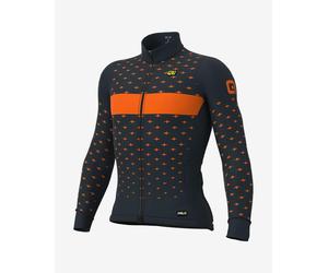 Maillot Alé PRR Stars manche longue gris foncé orange fluo - M