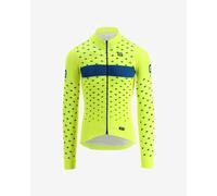 Maillot Alé PRR Stars manche longue jaune fluo bleu - L
