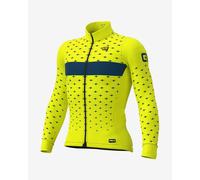 Maillot Alé PRR Stars manche longue jaune fluo bleu - XL
