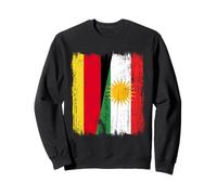 Maillot Allemand kurde avec Demi-Drapeau du Kurdistan Sweatshirt