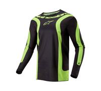 Maillot Alpinestars Cross Enduro Mtb Trial Fluid Lurv Jersey 2024 Noir Jaune
