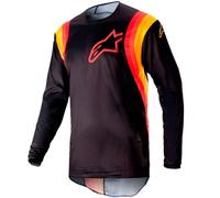maillot alpinestars fluid corsa noir S