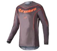 maillot alpinestars fluid lurv 23 gris / rouge XL