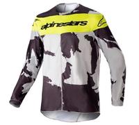 maillot alpinestars racer tactical 23 - gris / jaune L
