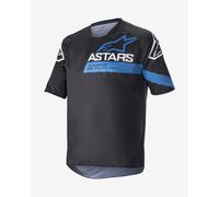 Alpinestars Bicycle Racer V3 Short Sleeve Enduro Jersey Noir M Homme Black / Bright Blue