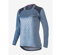 Maillot Alpinestars Stella Alps 6.0 manche courte bleu femme - S