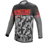 maillot alpinestars venture r gris / rouge M