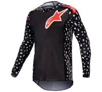 maillot alpinestars youth racer north - enfant noir / rouge M