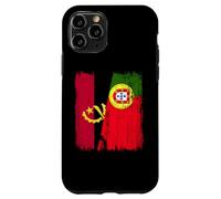 Maillot Angolais Portugais Demi Drapeau Angola Portugal Coque pour iPhone 11 Pro