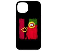 Maillot Angolais Portugais Demi Drapeau Angola Portugal Coque pour iPhone 13