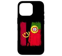 Maillot Angolais Portugais Demi Drapeau Angola Portugal Coque pour iPhone 16 Pro