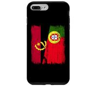 Maillot Angolais Portugais Demi Drapeau Angola Portugal Coque pour iPhone 7 Plus/8 Plus