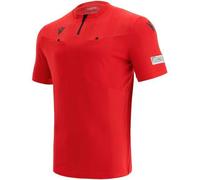 Maillot arbitre Macron Uefa 2021 - rouge/noir/rouge - S S