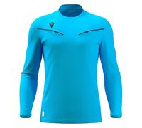 Maillot arbitre manches longues enfant Macron Ponnet Eco Bleu 11/12 ans