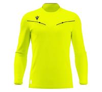 Maillot arbitre manches longues enfant Macron Ponnet Eco Jaune 9/10 ans