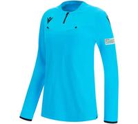 Maillot arbitre manches longues femme Macron Uefa 2021 Bleu L Female