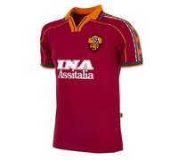 Maillot AS Roma 1998/99 Retro Rouge L Unisex