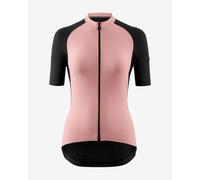 Maillot Assos Uma GTV c2 manches courtes rose noir femme - L