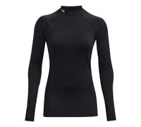 Under Armour T-shirt Coldgear Authentics Mockneck Manches longues Noir XS Femme