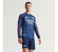 Maillot authentique extérieur manches longues Arsenal25/26 Night Indigo / Matte Silver L
