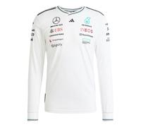 Adidas Mercedes Amg Petronas F1 Team Long Sleeve T-shirt Blanc XL Homme