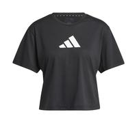adidas Damen Workout Essentials Big Performance Logo Training T-Shirt, Black, XXS
