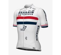 Maillot Bahrain-Victorious Britanic Champion PR-System 2024 manche courte blanc - XL