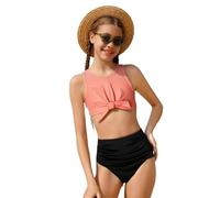 Maillot Bain Maillot de Bain Bikini Deux pièces Tendance pour la Plage,idéal pour Les Adolescentes et Les Jeunes Filles.