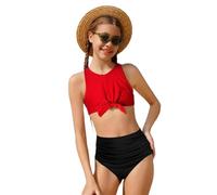 Maillot Bain Maillot de Bain Bikini Deux pièces Tendance pour la Plage,idéal pour Les Adolescentes et Les Jeunes Filles.